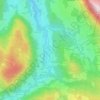 Annaberg im Lammertal topographic map, elevation, terrain
