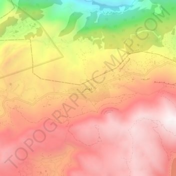 Qehmez topographic map, elevation, terrain