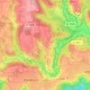 Brend topographic map, elevation, terrain
