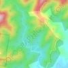 Pendle Hill topographic map, elevation, terrain