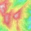 Mont Thou topographic map, elevation, terrain
