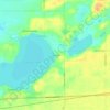 Sandy Beach topographic map, elevation, terrain