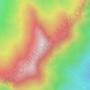 Cerro Derrumbado topographic map, elevation, terrain