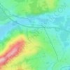 Kressen topographic map, elevation, terrain