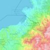 Candelillas topographic map, elevation, terrain