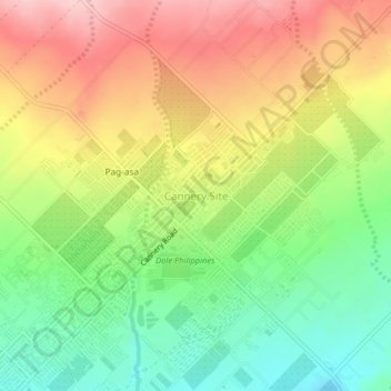 Cannery Site topographic map, elevation, terrain