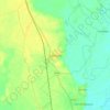 Sahaspur topographic map, elevation, terrain