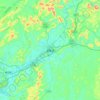鹿寨县 topographic map, elevation, terrain