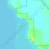 Solano Cove topographic map, elevation, terrain