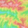 Șerani topographic map, elevation, terrain