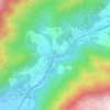 Canetra topographic map, elevation, terrain