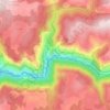 Les Douzes topographic map, elevation, terrain