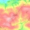 Tavernspite topographic map, elevation, terrain