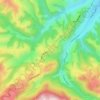 Drumul Carului topographic map, elevation, terrain
