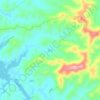荷木 topographic map, elevation, terrain