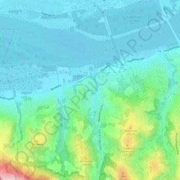 Ledinci topographic map, elevation, terrain