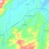 La Jigua topographic map, elevation, terrain