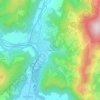 Schmieddorf topographic map, elevation, terrain