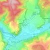 Oberzella topographic map, elevation, terrain