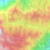 Caparaó topographic map, elevation, terrain