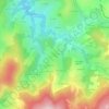La Croix du Sud topographic map, elevation, terrain