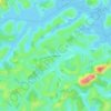 Itapeúna topographic map, elevation, terrain