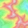 Sgùrr Dearg topographic map, elevation, terrain