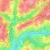 Puy Neige topographic map, elevation, terrain