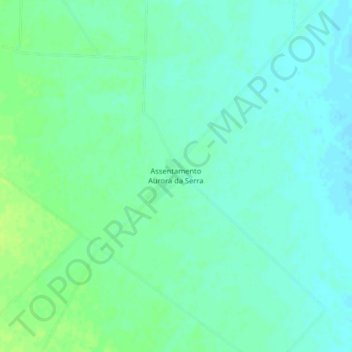Assentamento Aurora da Serra topographic map, elevation, terrain