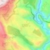 San Francisco de Oyacoto topographic map, elevation, terrain