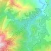 Canaglia topographic map, elevation, terrain