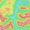 Blair topographic map, elevation, terrain