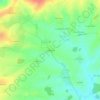 Les Bruyeres topographic map, elevation, terrain