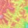 Bom Jesus do Morro Baixo topographic map, elevation, terrain