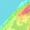 Oxenden topographic map, elevation, terrain