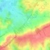 Nazeing Gate topographic map, elevation, terrain
