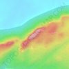 Serra do Cuó topographic map, elevation, terrain