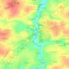 Le Moumin du Pont topographic map, elevation, terrain
