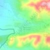 التجمع topographic map, elevation, terrain