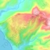 Warner topographic map, elevation, terrain