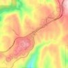 Magra topographic map, elevation, terrain