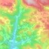 Unterarzing topographic map, elevation, terrain