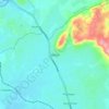 Medie topographic map, elevation, terrain