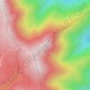 East Pinnacle topographic map, elevation, terrain