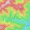 Canlecchia topographic map, elevation, terrain
