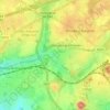 Le Marais topographic map, elevation, terrain