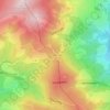Packsattel topographic map, elevation, terrain