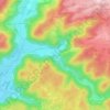 Saphoz topographic map, elevation, terrain