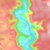 La Peronne topographic map, elevation, terrain