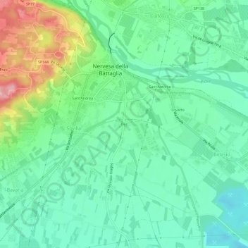 Dus topographic map, elevation, terrain